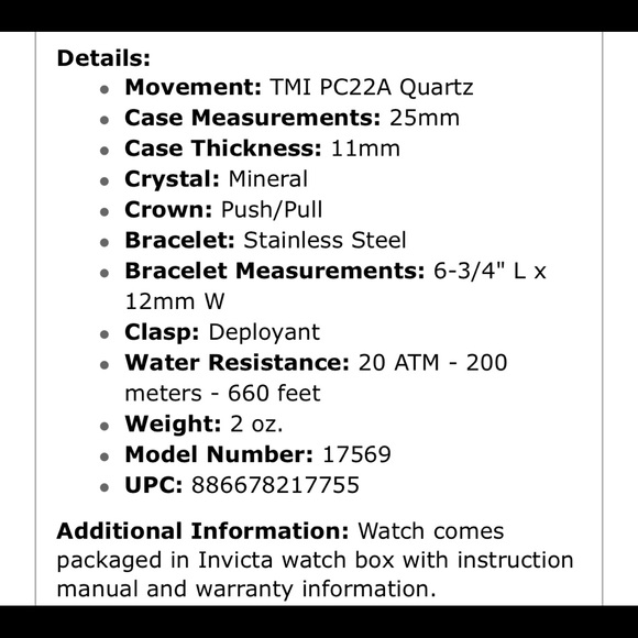 *SOLD* Women’s Invicta 17569 Pro Diver Quartz Watch - Picture 13 of 13